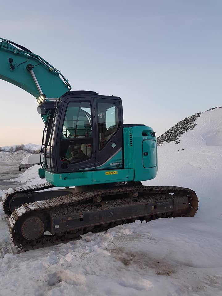 maskin i snø